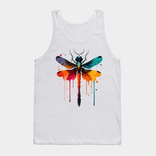 Colorful Dragonfly Tank Top